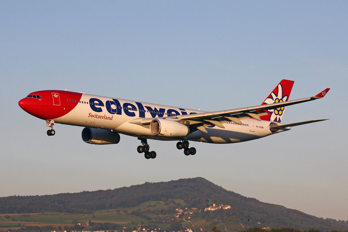 Edelweiss Air, HB-JHQ, Airbus A330-343X, msn: 1193,  Chamsin , 20.September 2019, ZRH Zürich, Switzerland.