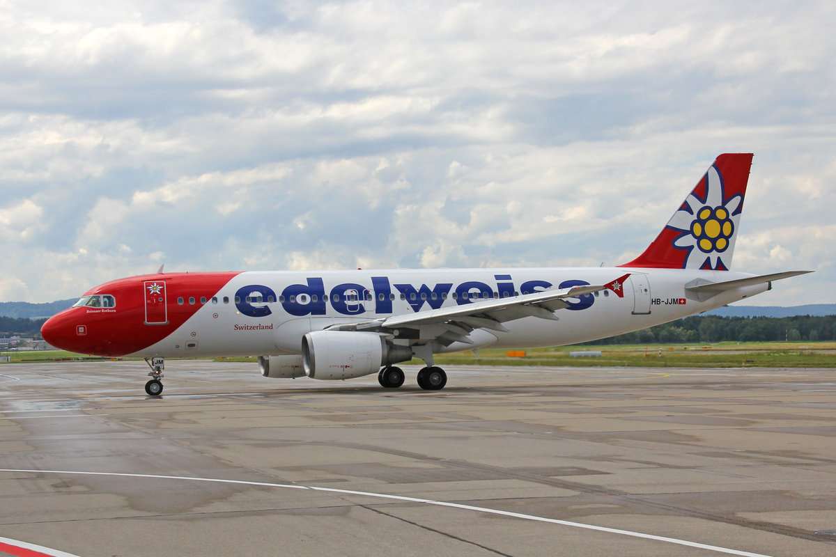 Edelweiss Air, HB-JJM, Airbus A320-214, msn: 2627,  Brienzer Rothorn , 11.Juli 2020, ZRH Zürich, Switzerland.