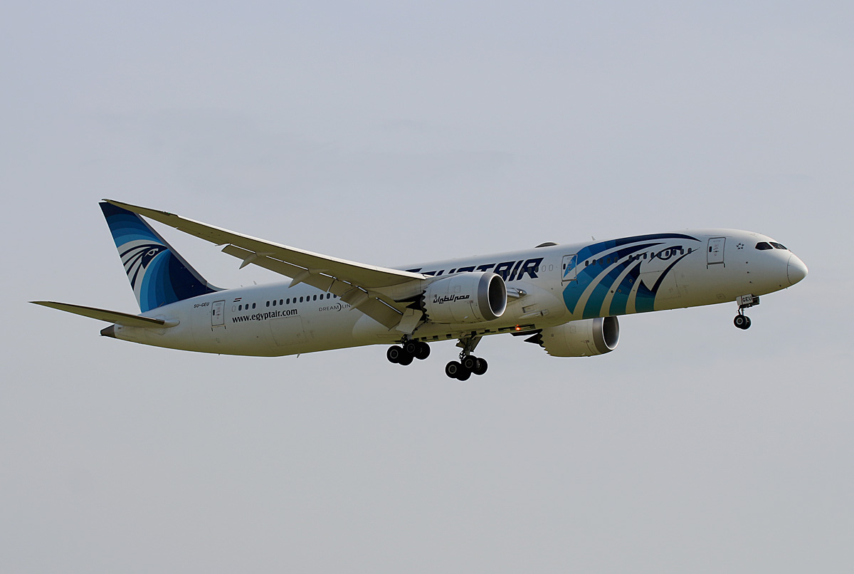 Egypt Air, Boeing B 787-9 Dreamliner, SU-GEU, BER, 18.03.2023