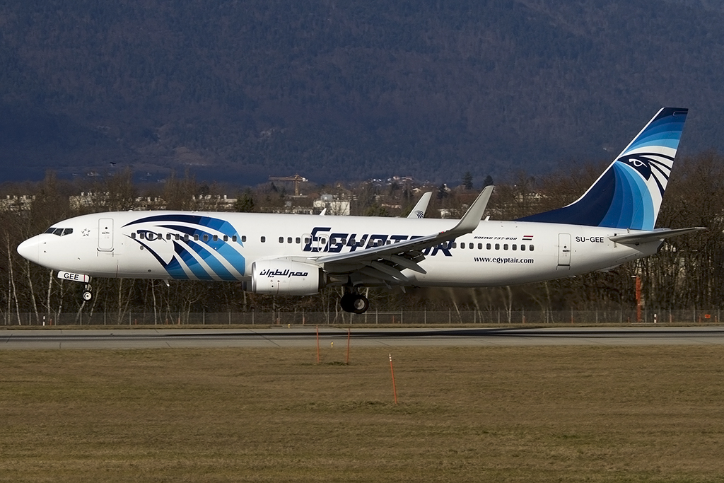 Egypt Air, SU-GEE, Boeing, B737-866, 13.01.2015, GVA, Geneve, Switzerland 



