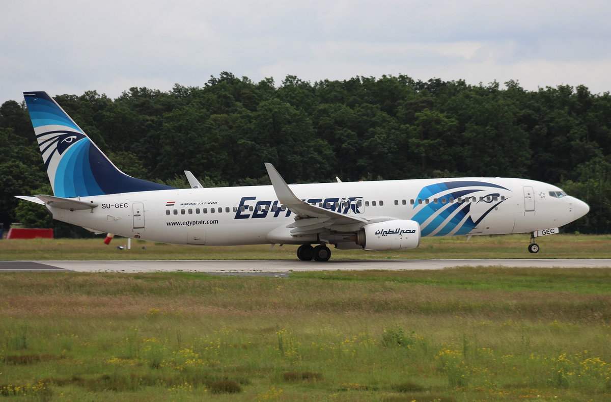 EgyptAir,SU-GEC,(c/n 40801),Boeing 737-8Q8(WL),14.06.2016,FRA-EDDF,Frankfurt,Germany