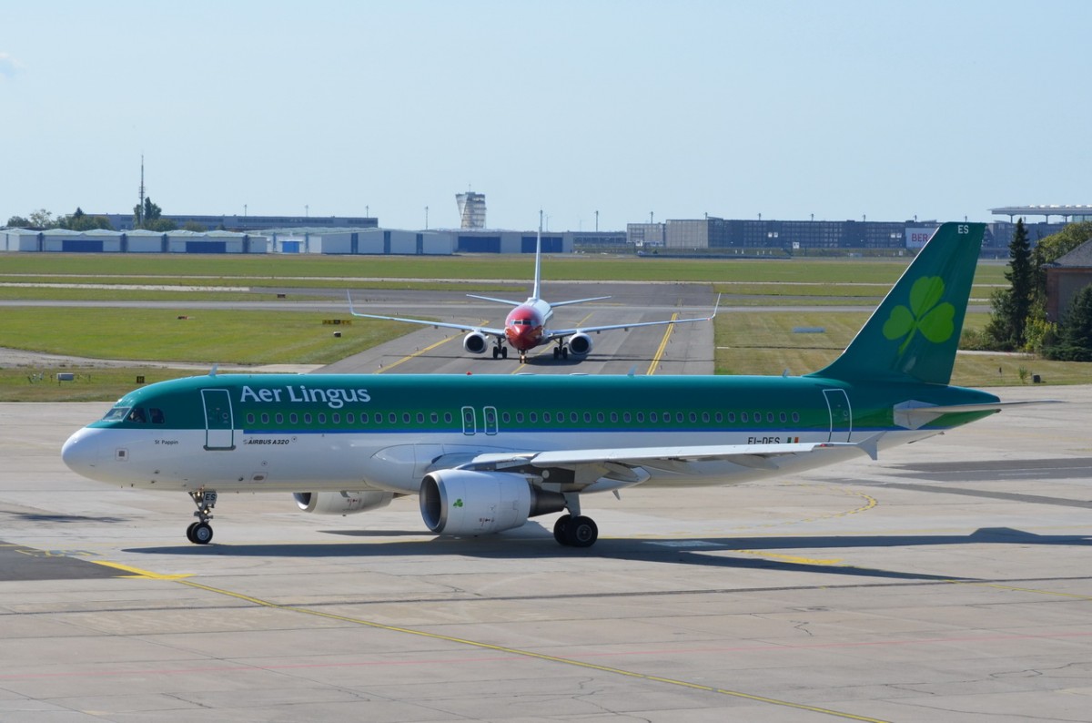 EI-DES Aer Lingus Airbus A320-214    am 28.08.2014 in Schönefeld gelandet