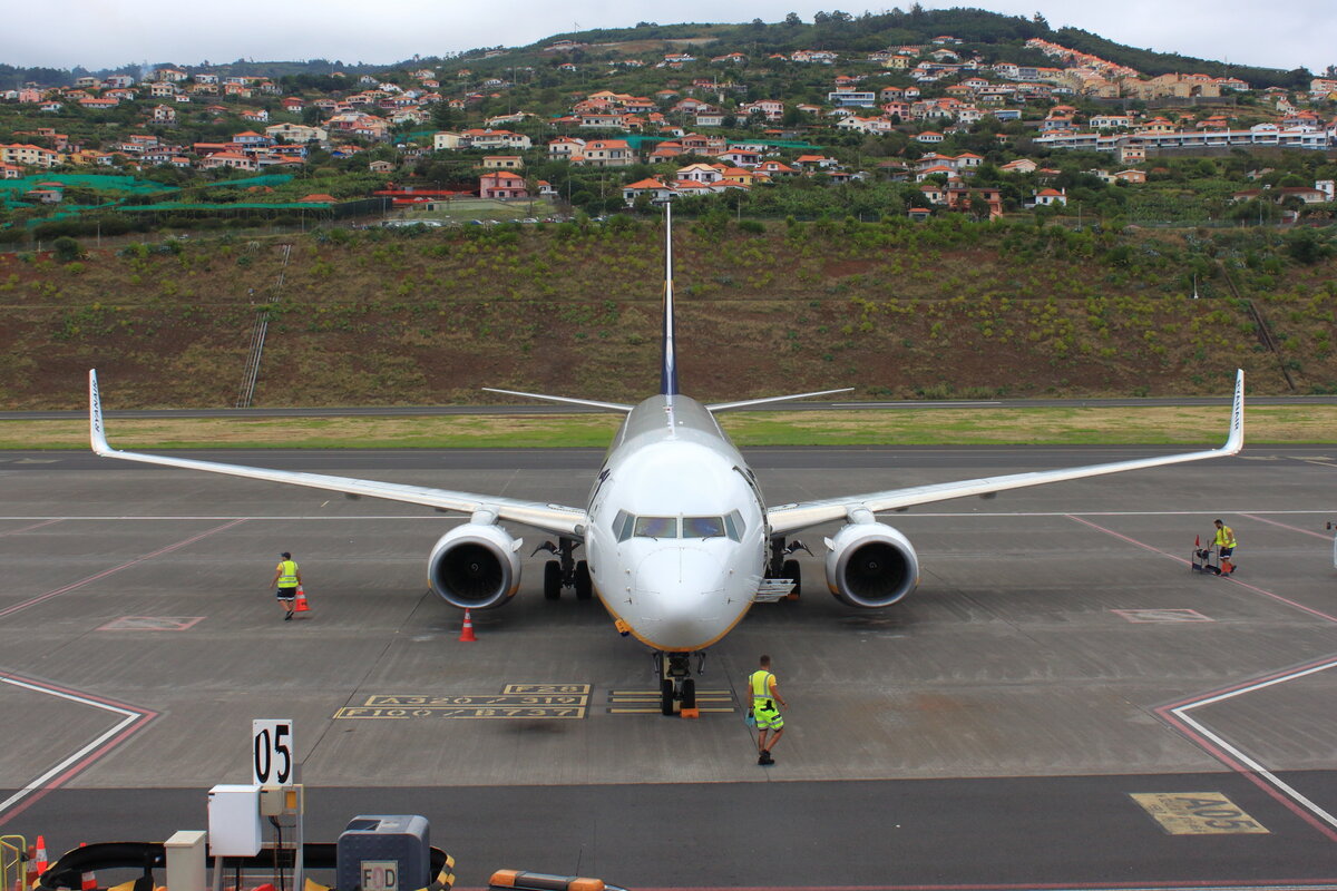 EI-GXM, Ryanair, Boeing 737-8AS, Serial #: 44858. Funchal, Cristiano Ronaldo Airport, Madeira - LPMA, Portugal, 17.06.2023.