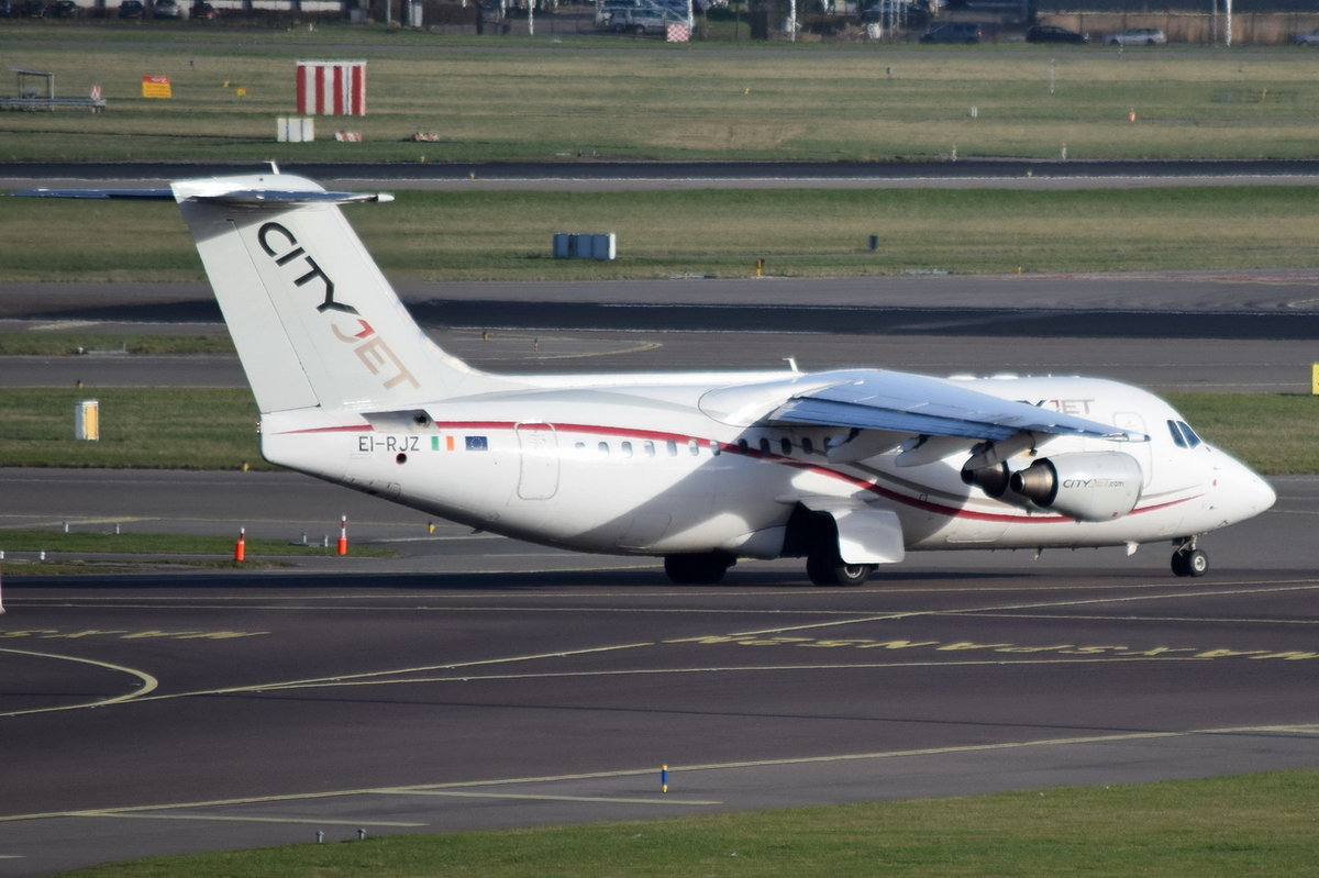 EI-RJZ Cityjet British Aerospace Avro RJ85  , AMS , 13.03.2017