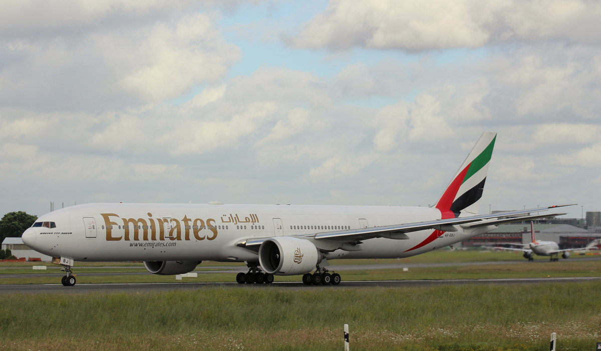 Emirates, A6-EBJ,MSN 32787,Boeing 777-36N(ER), 16.06.2017, HAM-EDDH, Hamburg, Germany 