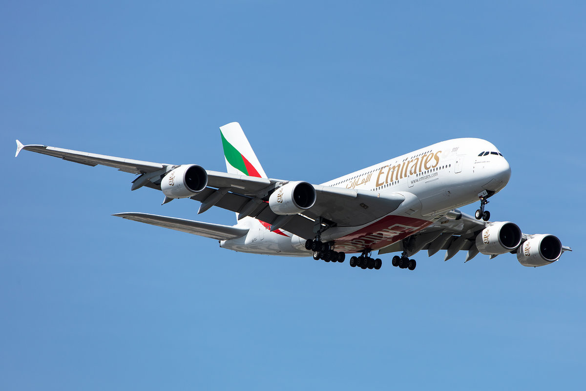 Emirates, A6-EDJ, Airbus, A380-861, 13.05.2019, CDG, Paris, France


