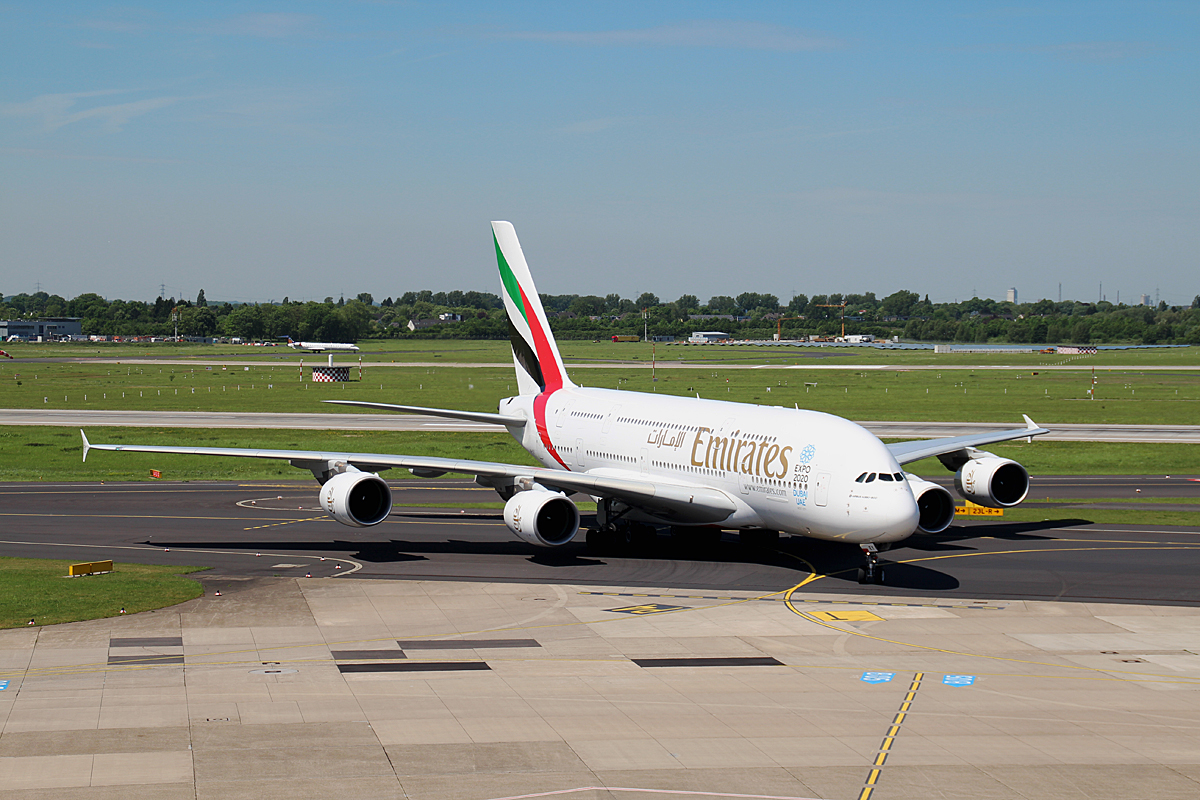 Emirates, Airbus A 380-861, A6-EEY, DUS, 17.05.2017