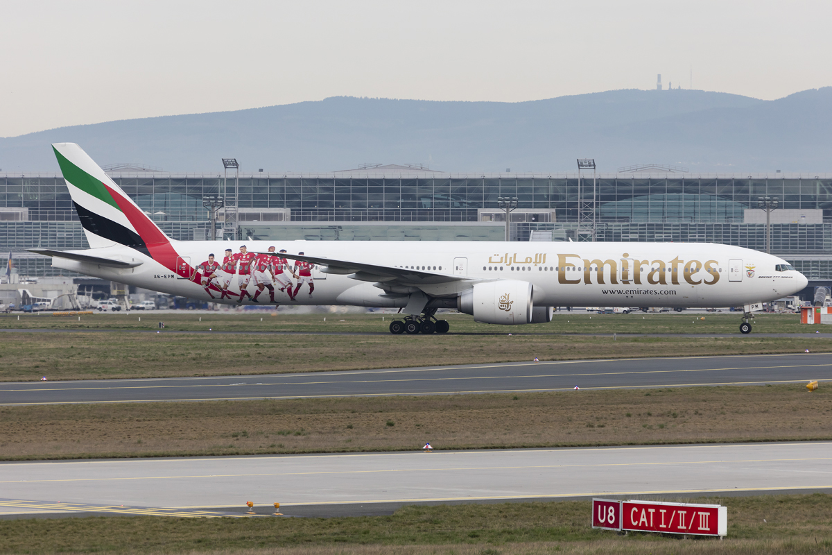 Emirates Airlines, A6-EPM, Boeing, B777-31H-ER, 01.04.2017, FRA, Frankfurt, Germany 



