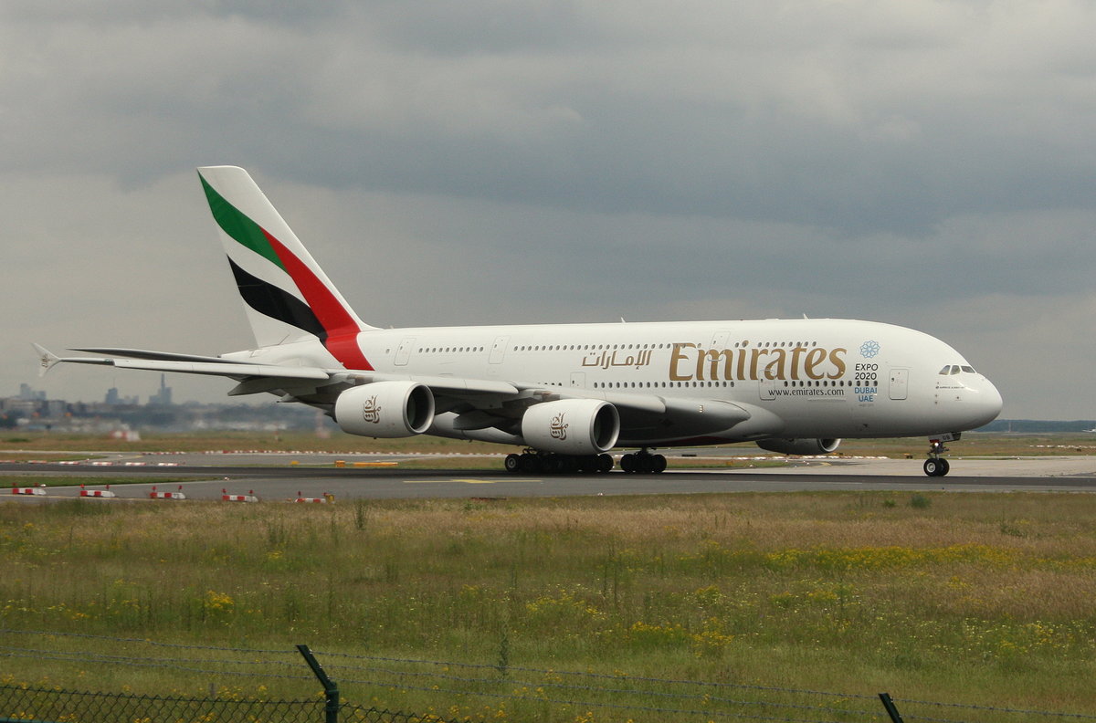 Emirates,A6-EOB,(c/n0164),Airbus A380-861,14.06.2016,FRA-EDDF,Frankfurt,Germany