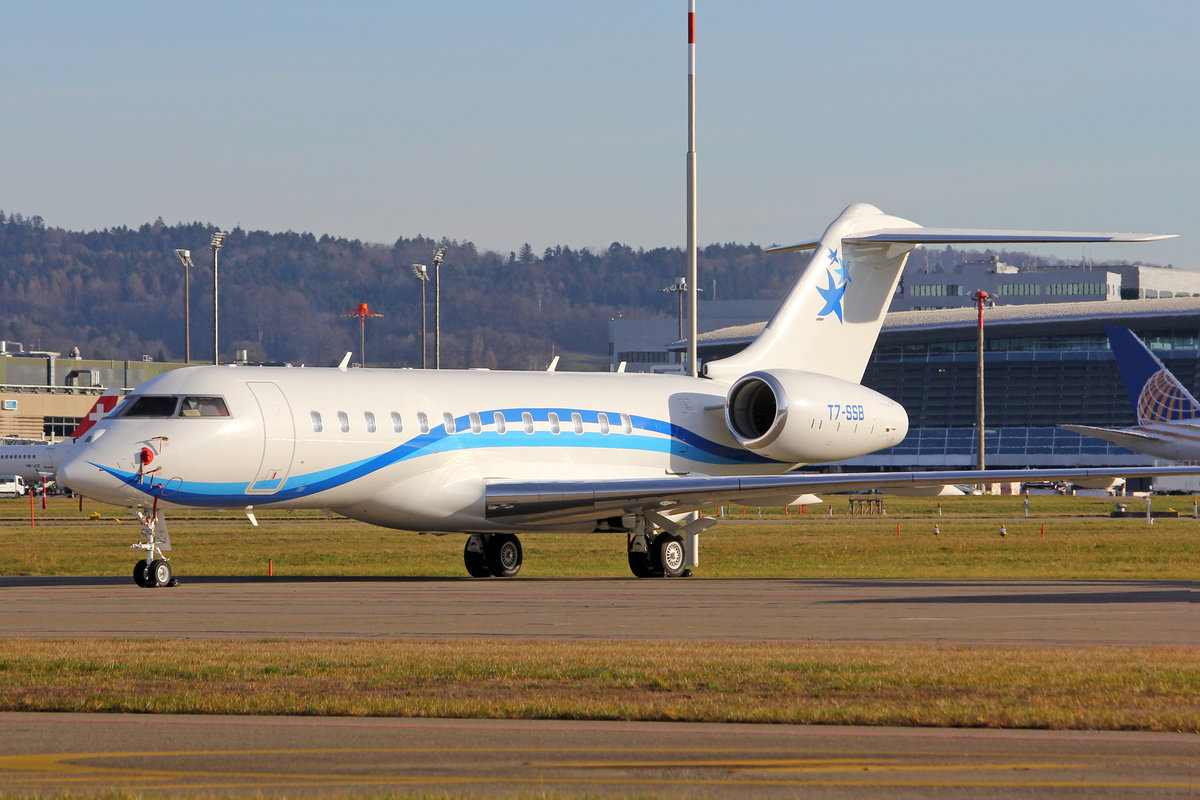 Empire Aviation San Marino, T7-SSB, Bombardier Global 6000, msn: 9801, 26.Dezember 2020, ZRH Zürich, Switzerland.