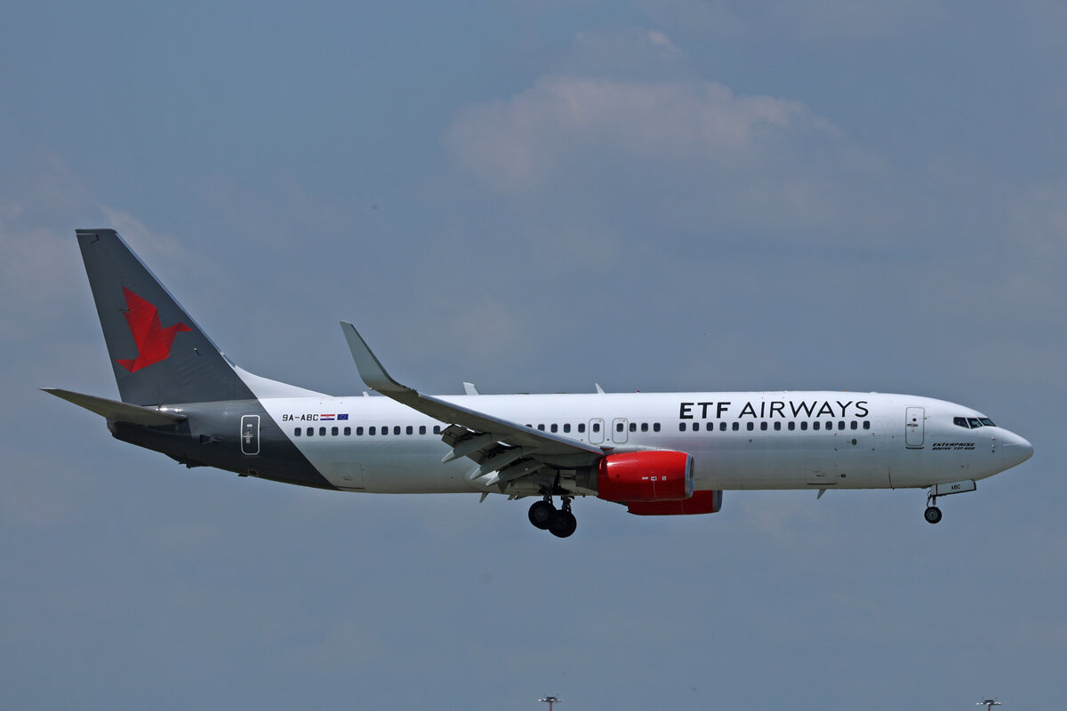 ETF Airways, 9A-ABC, Boeing B737-8Q8, msn: 30667/1448, 13.Juli 2023, MXP Milano Malpensa, Italy.