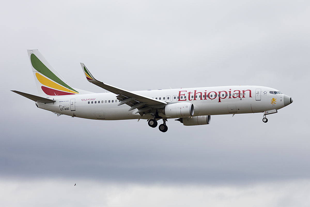 Ethiopian Airlines, ET-AQO, Boeing, B737-860, 21.01.2018, ZRH, Zürich, Switzerland 


