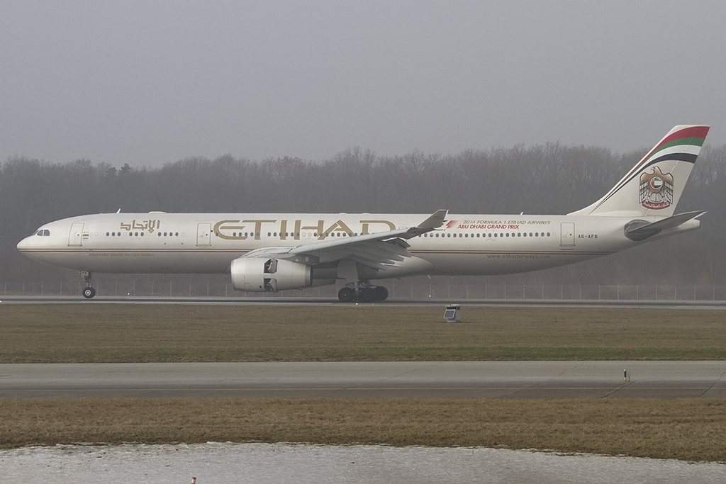 Etihad Airways, A6-AFB, Airbus, A330-343X, 12.02.2015, GVA, Geneve, Switzerland 



