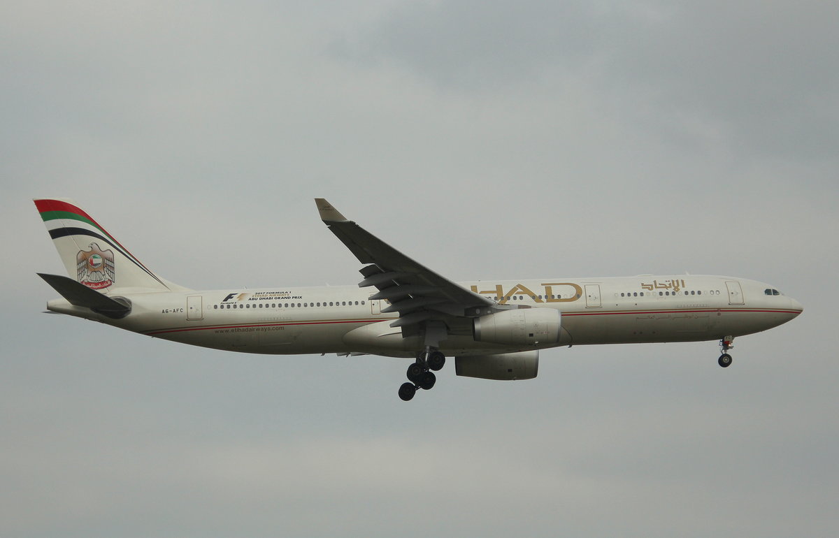 Etihad Airways, A6-AFC, MSN 1167, Airbus A 330-342X,13.01.2018, FRA-EDDF, Frankfurt, Germany 