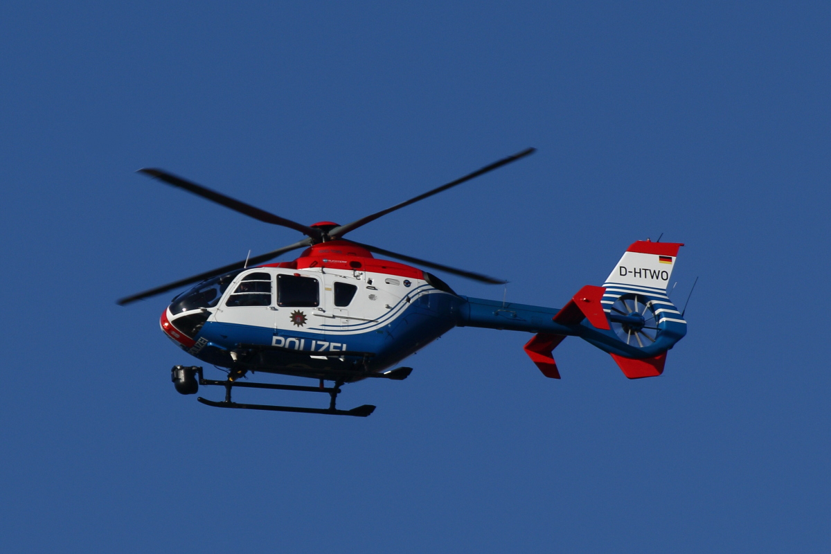 Eurocopter EC-135, Polizei Hamburg, 17.01.2015. 