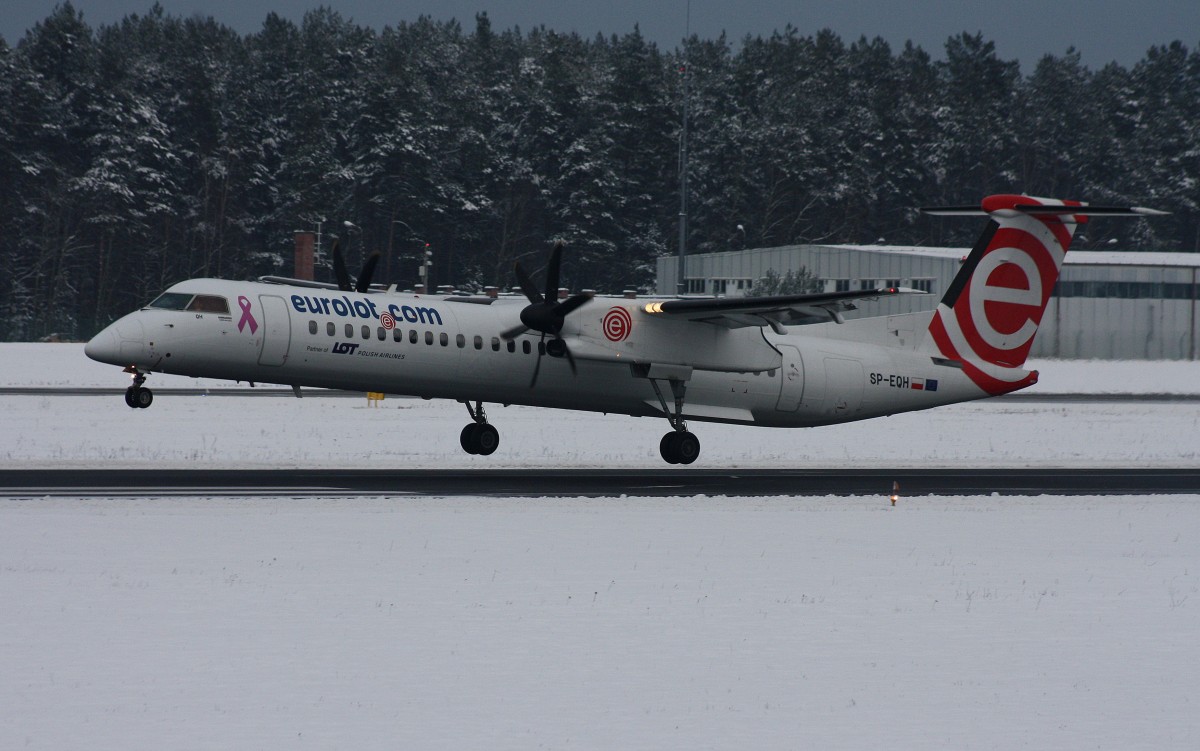 Eurolot, SP-EQH,(c/n 4424),De Havilland Canada DHC -8-402Q Dash 8, 30.12.2014, GDN-EPGD, Gdansk, Polen 