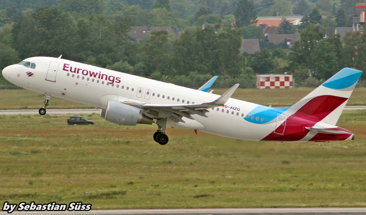 Eurowings A320SL D-AIZQ @ Dusseldorf. 6.6.15