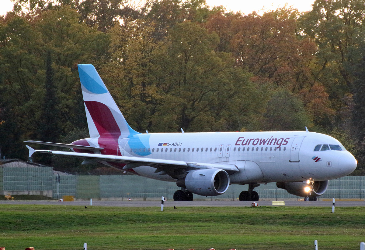 Eurowings, Airbus A 319-112, D-ABGJ, TXL, 07.11.2019