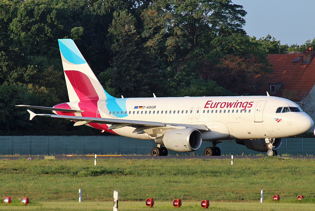 Eurowings, Airbus A 319-112, D-ABGR, TXL, 06.09.2019