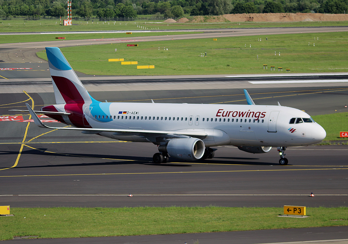 Eurowings, Airbus A 320-214, D-AEWI, DUS, 17.05.2017