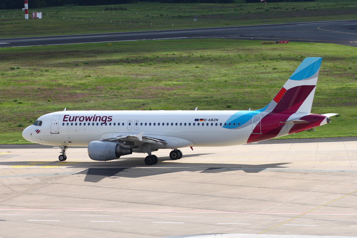 Eurowings, Airbus A320-216, D-ABZN. Köln-Bonn (CGN/EDDK) am 10.09.2017.