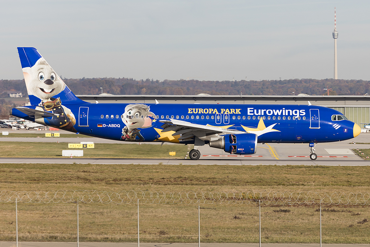 Eurowings, D-ABDQ, Airbus, A320-214, 06.11.2018, STR, Stuttgart, Germany 



