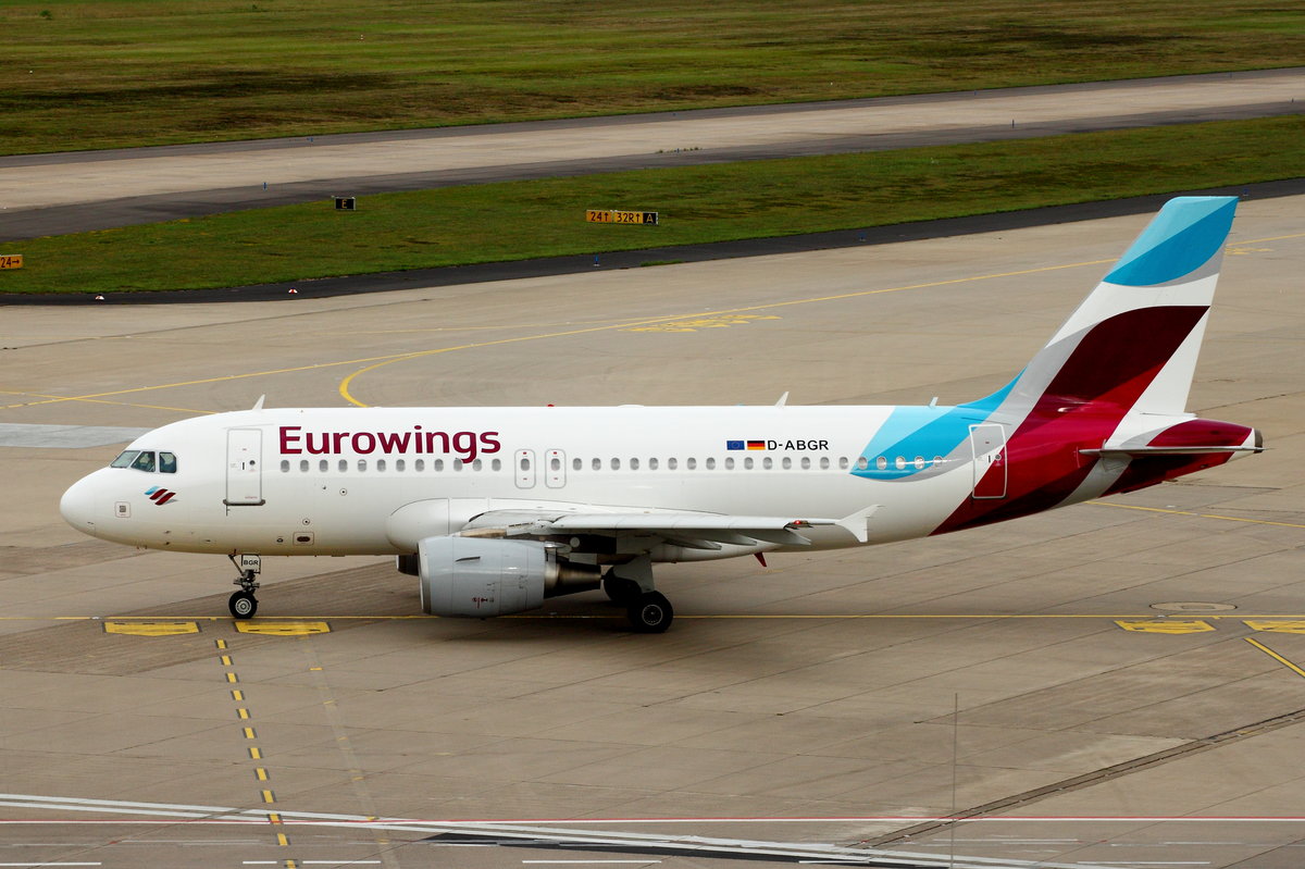 Eurowings, D-ABGR, Airbus A319-112. Köln-Bonn (CGN/EDDK) am 16.07.2017.