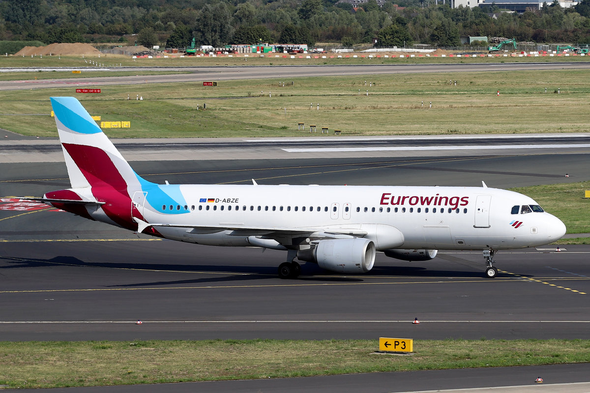 Eurowings, D-ABZE, Airbus, A 320-216, DUS-EDDL, Düsseldorf, 21.08.2019, Germany 
