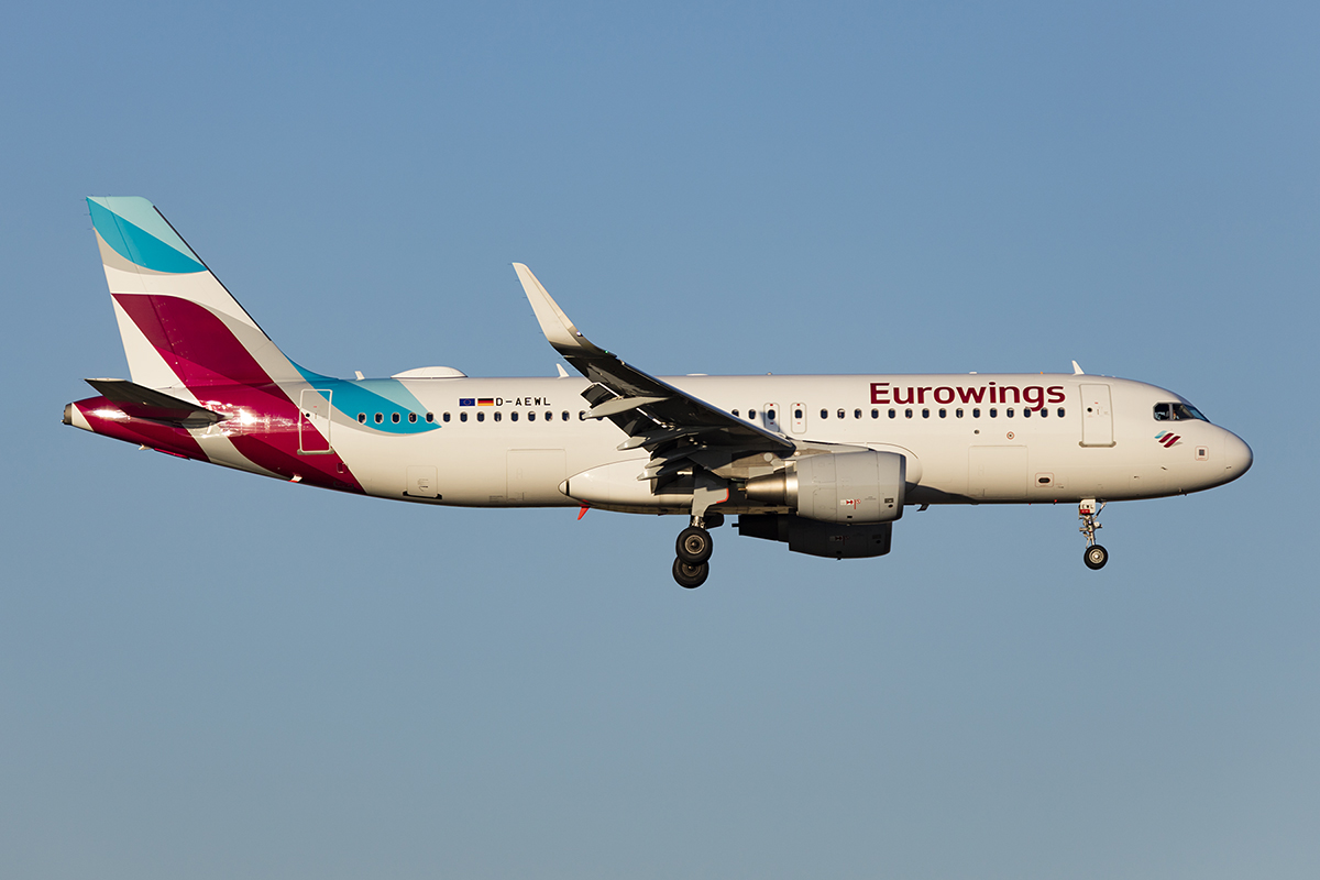 Eurowings, D-AEWL, Airbus, A320-214, 30.04.2017, FCO, Roma, Italy



