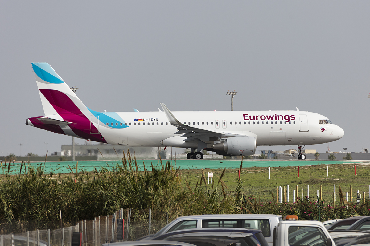 Eurowings, D-AEWO, Airbus, A320-214, 26.10.2016, AGP, Malaga, Spain 



