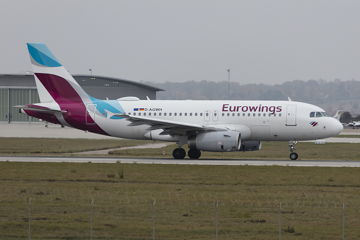 Eurowings, D-AGWH, Airbus, A319-132, 04.11.2018, STR, Stuttgart, Germany 



