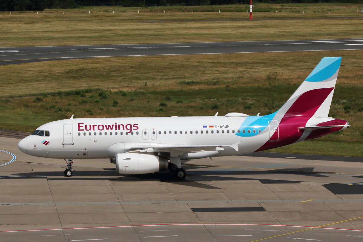 Eurowings, D-AGWM, Airbus A319-132, Köln-Bonn (EDDK), 20.06.2021.