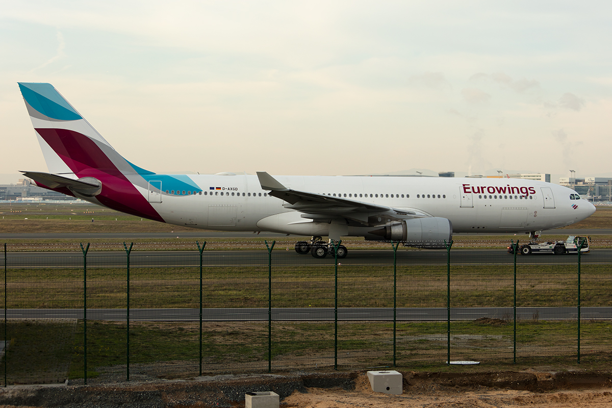 Eurowings, D-AXGD, Airbus, A330-203, 24.11.2019, FRA, Frankfurt, Germany






