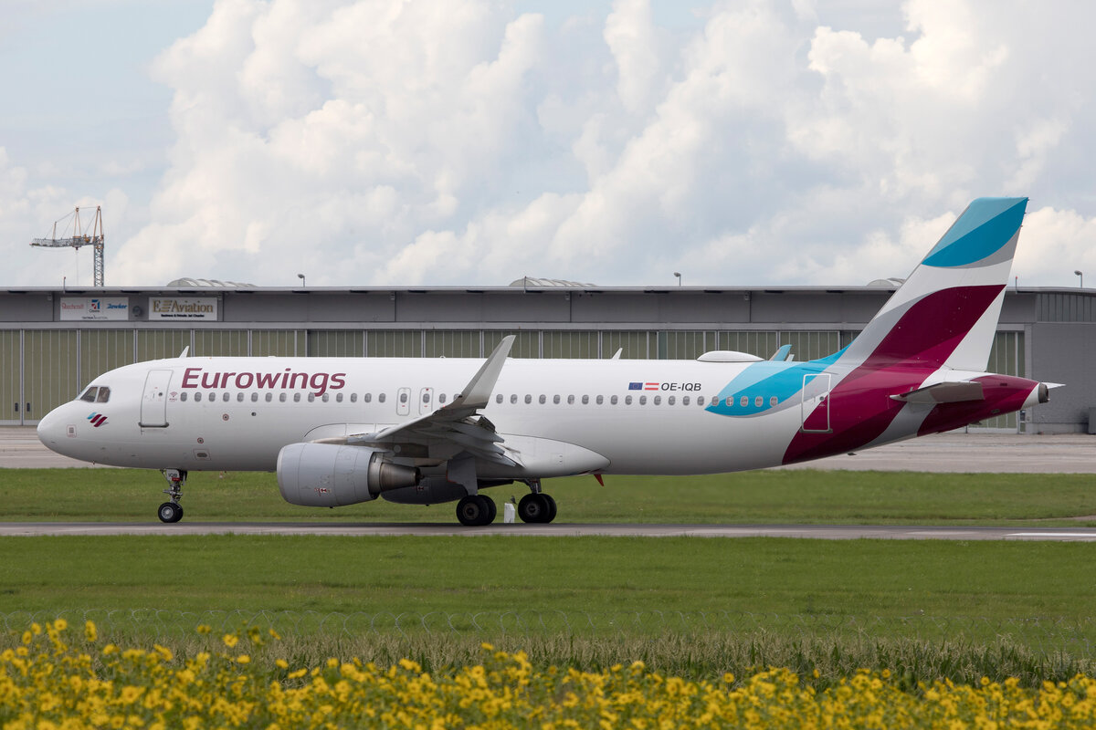 Eurowings Europe (E2-EWE), OE-IQB, Airbus, A 320-214 sl, 05.08.2021, EDDS-STR, Stuttgart, Germany