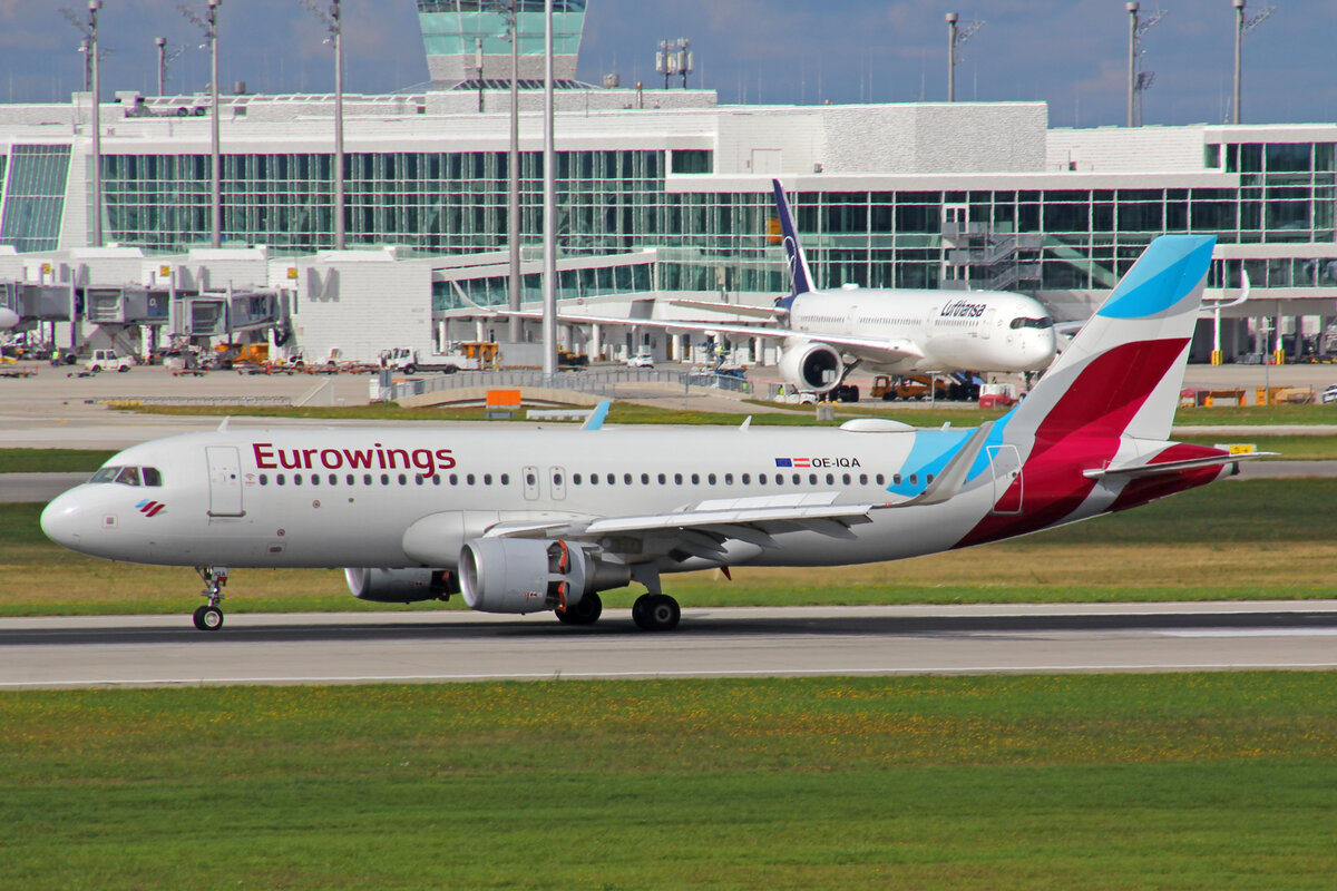 Eurowings Europe, OE-IQA, Airbus A320-214, msn: 6992, 11.September 2022, MUC München, Germany.
