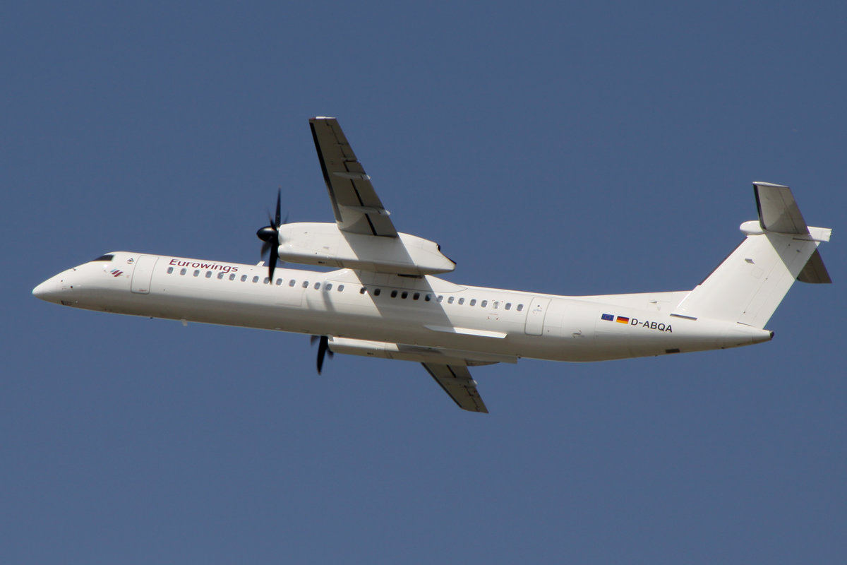 Eurowings (opby HE-LGW), D-ABQA, Bombardier (De Havilland Canada), DHC-8-402Q Dash 8, DUS-EDDL, Düsseldorf, 21.08.2019, Germany 