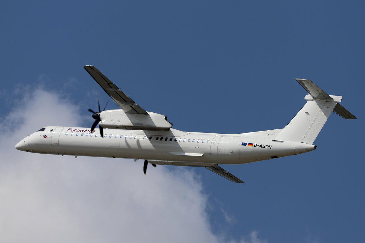 Eurowings (opby HE-LGW), D-ABQN, Bombardier (De Havilland Canada), DHC-8-402Q Dash 8, DUS-EDDL, Düsseldorf, 21.08.2019, Germany 