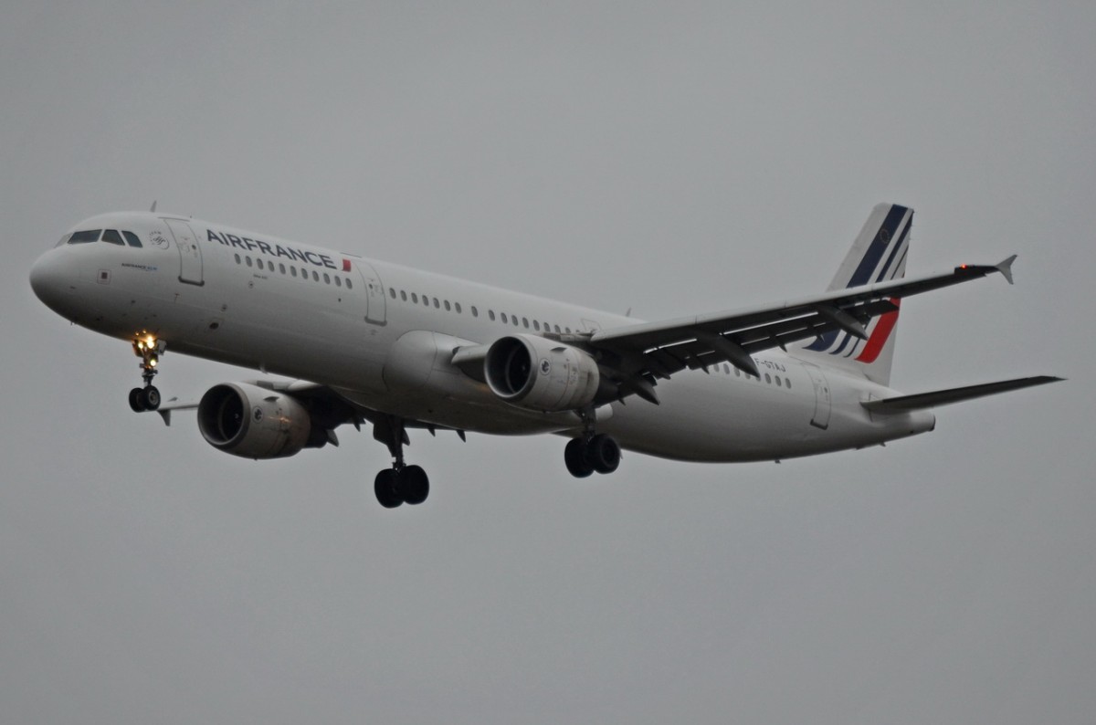 F-GTAJ Air France Airbus A321-212  Landeanflug Tegel 09.02.2015