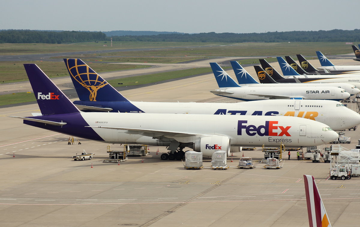 FedEx, N883FD,(c/n 39285),Boeing 777-FTH, 11.06.2016, CGN-EDDK, Köln-Bonn, Germany 