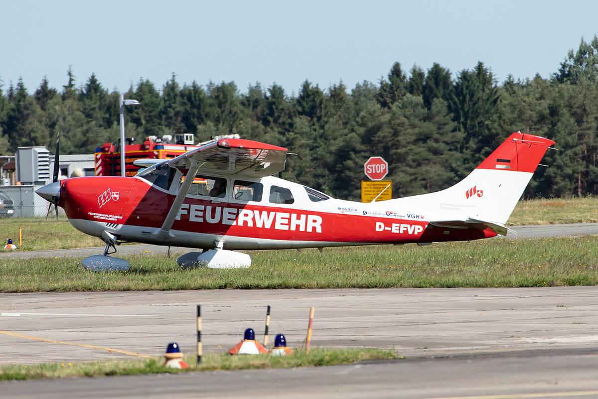 Feuerwehr, D-EFVP, Cessna, 206H Stationär, 13.06.2019, ETHS, Faßberg, Germany






