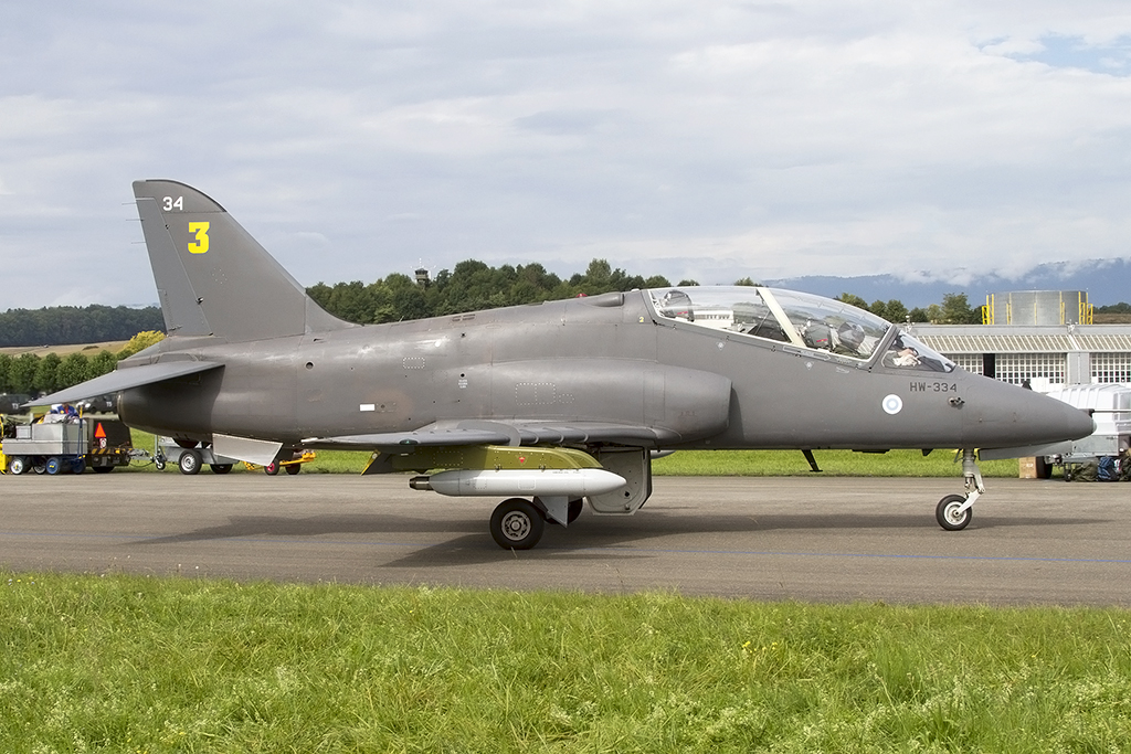 Finland Air Force, HW-334, British Aerospace, Hawk 51, 29.08.2014, LSMP, Payerne, Switzerland 





