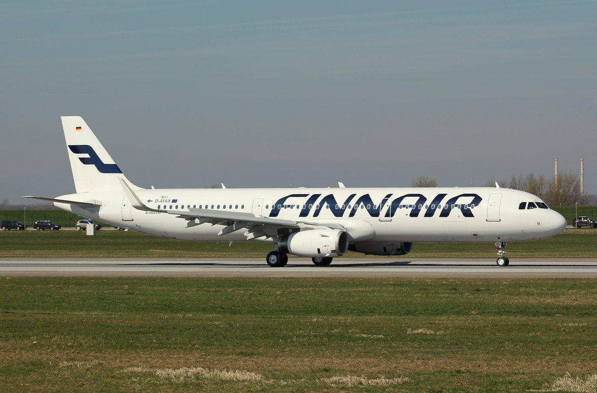 Finnair, D-AYAX,Reg.OH-LZO, (MSN 7622),Airbus A 321-231(SL), 28.03.2017, XFW-EDHI, Hamburg-Finkenwerder, Germany 