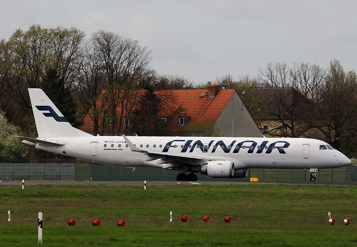 Finnair, ERJ-190-100LR, OH-LKG, TXL. 14.04.2017