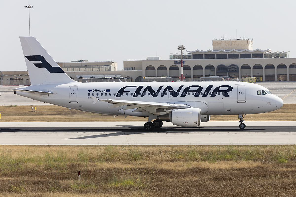 Finnair, OH-LVA, Airbus, A319-112, 03.06.2018, MLA, Malta, Malta 



