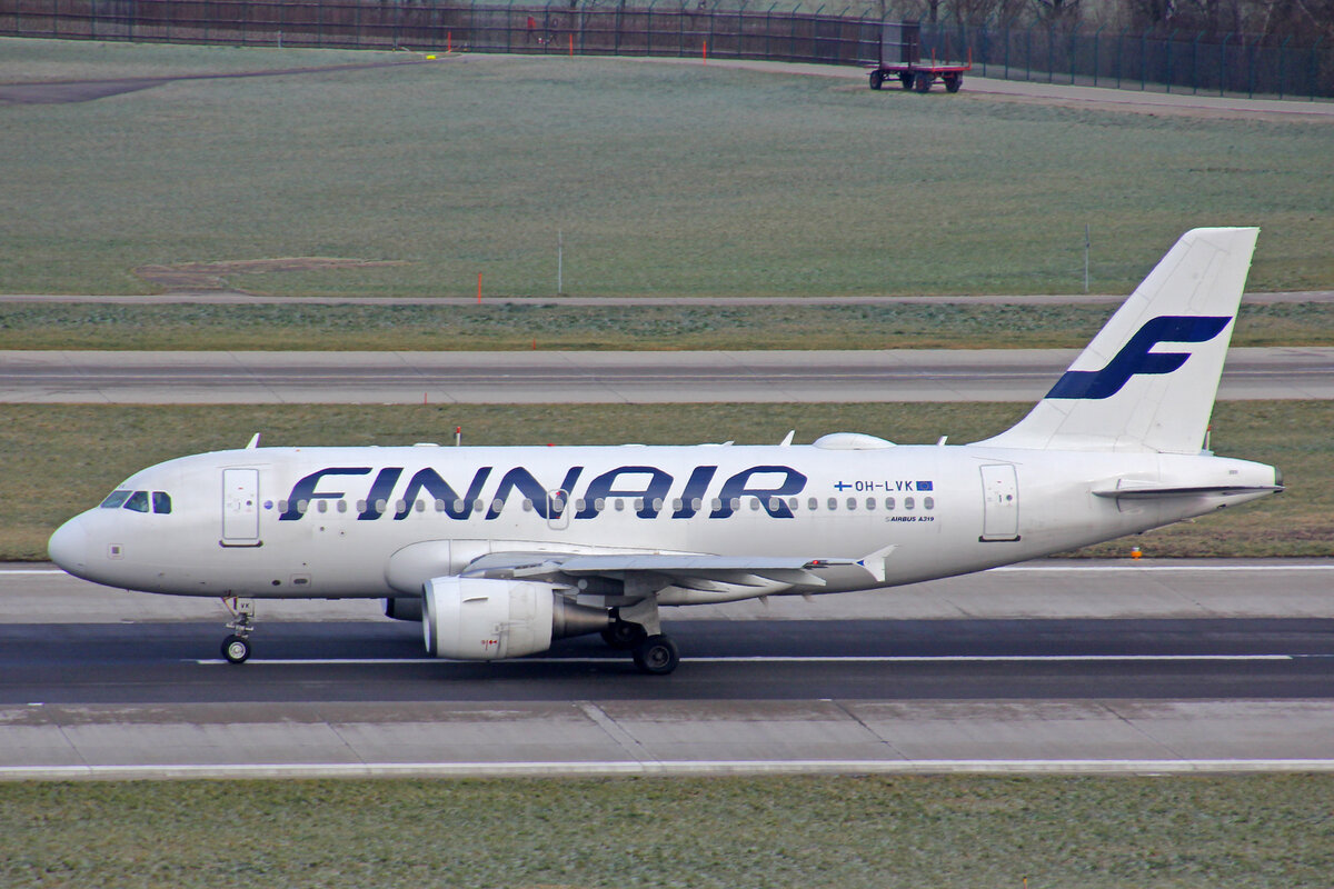 Finnair, OH-LVK, Airbus, A319-112, msn: 2124, 20.Januar 2023, ZRH Zürich, Switzerland.
