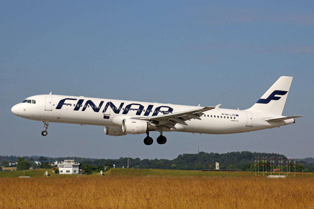 Finnair, OH-LZE, Airbus A321-211, 09.Juli 2016, ZRH Zürich, Switzerland.