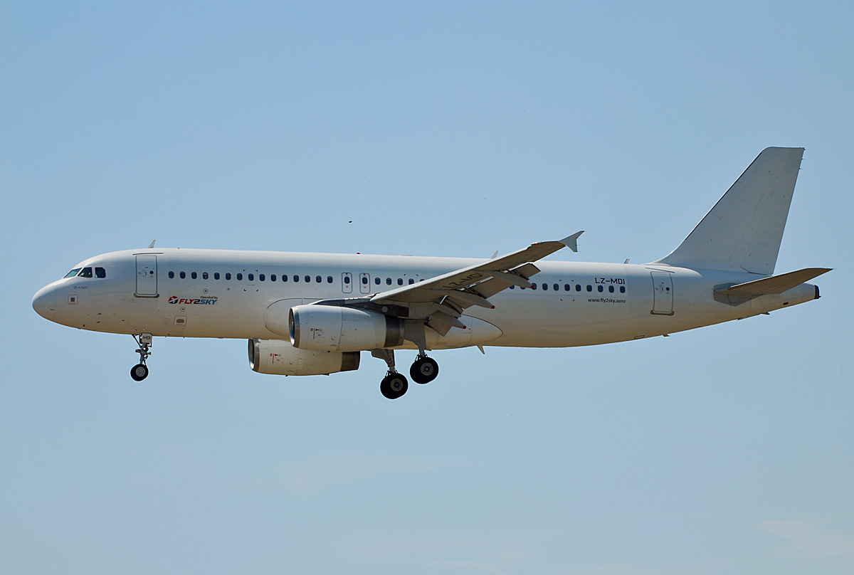 Fly2Sky, Airbus A 320-233, LZ-MDI, BER, 24.06.2022