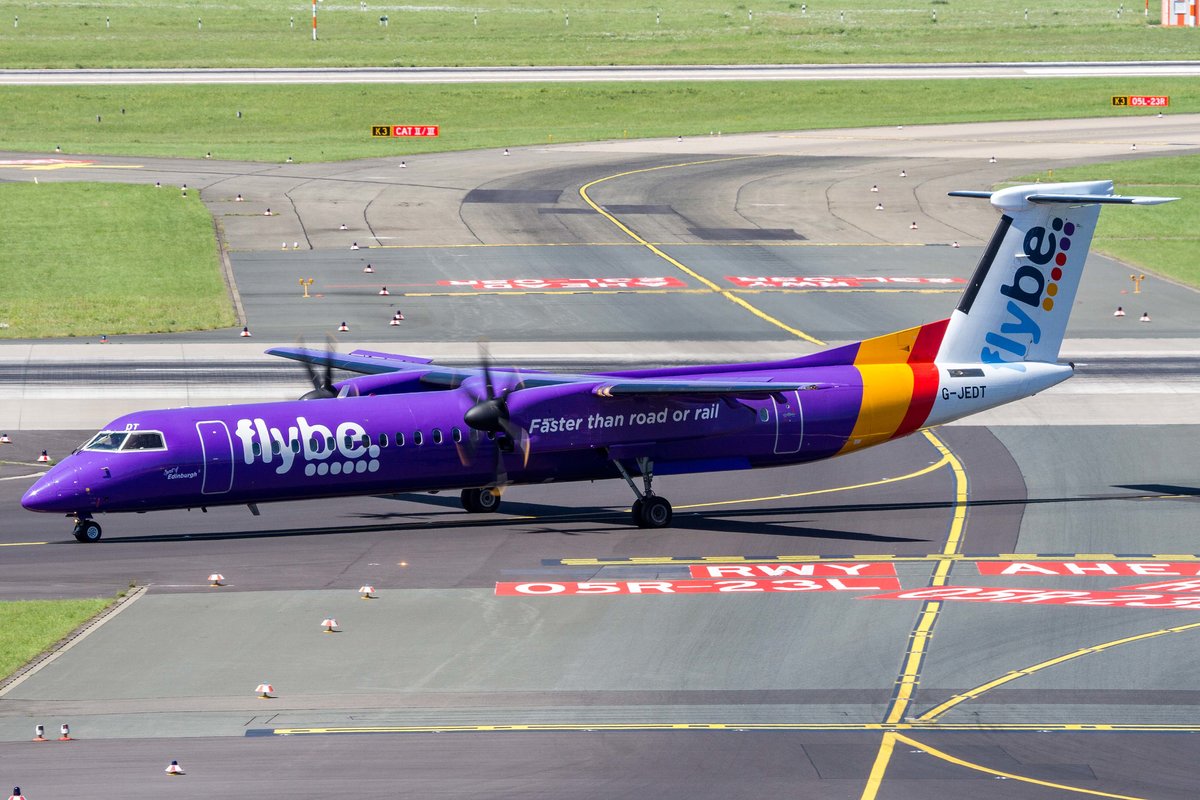 Flybe (BE-BEE), G-JEDT, Bombardier, DHC-8-402Q Dash 8 (neu BE-Lkrg.), 17.05.2017, DUS-EDDL, Düsseldorf, Germany