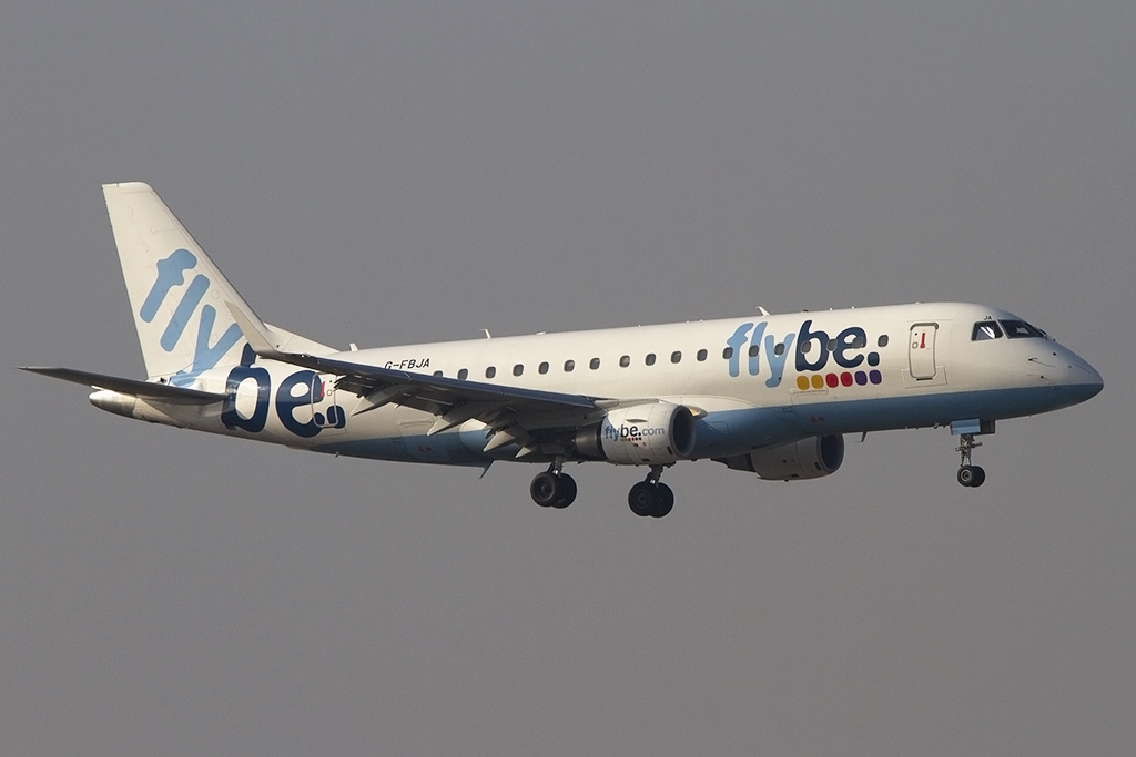 Flybe, G-FBJA, Embraer, ERJ-175LR, 19.02.2015, MXP, Mailand, Italy 




