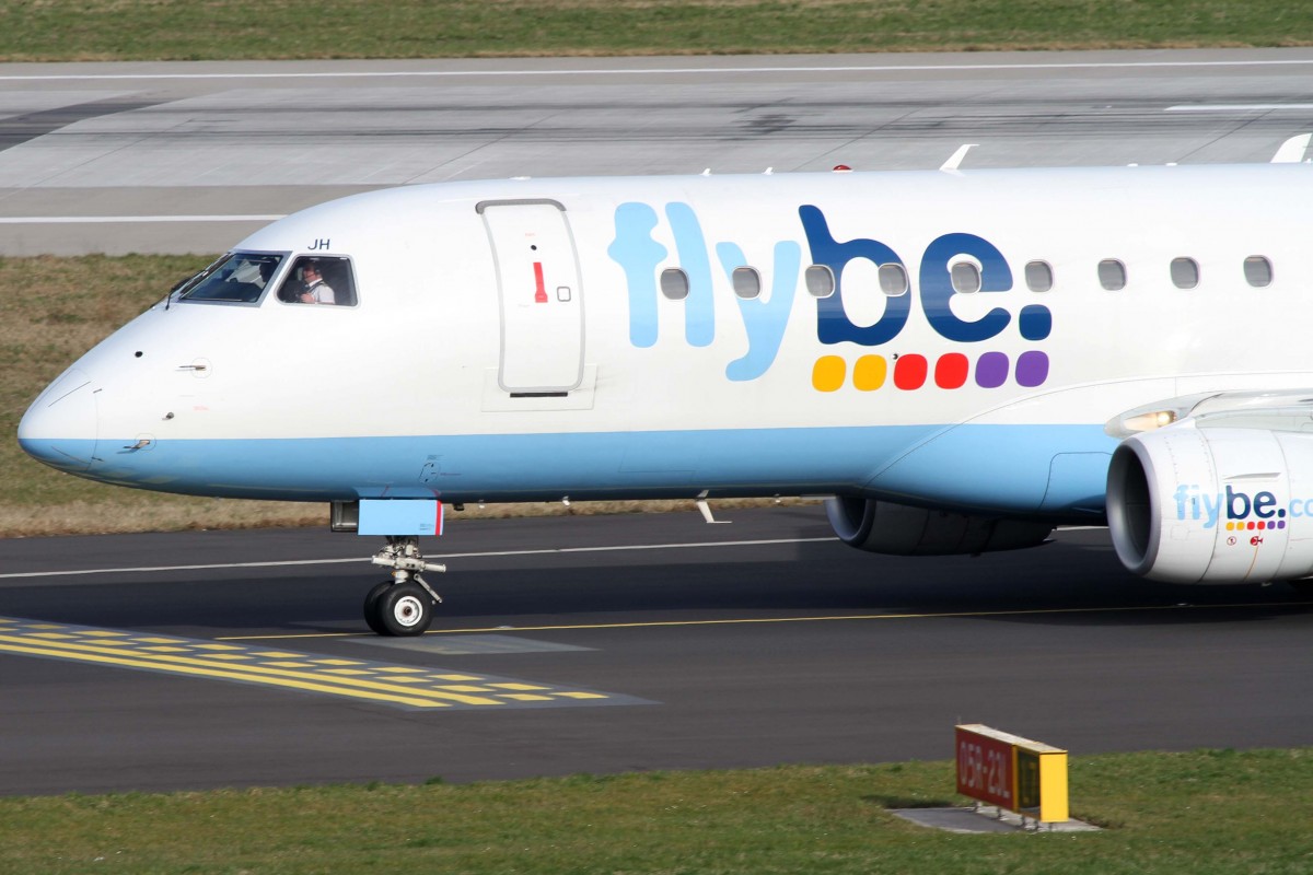 Flybe, G-FBJH, Embraer, 175 (Bug/Nose), 03.04.2015, DUS-EDDL, Düsseldorf, Germany